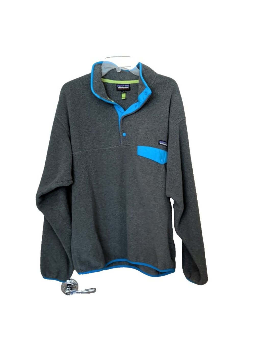 Patagonia Synchilla Logo Patch Snap-T Fleece Pullover Men’s Large Vtg. -lp